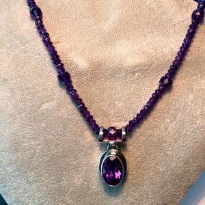 AMETHYST NECKLACE   -  offer’s welcome
